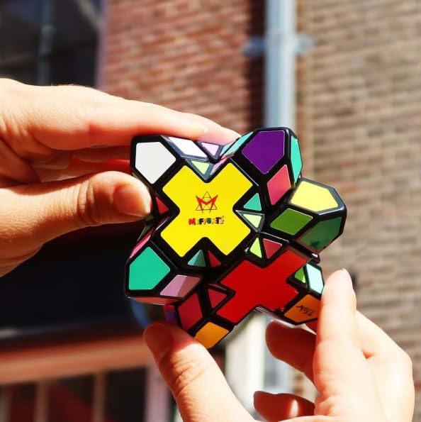 Meffert's Skewb Xtreme - The Original 10-Sided Diamond Brainteaser Puzzle Challenge from Recent Toys - Travel Friendly Fun for Ages 9 - Adult