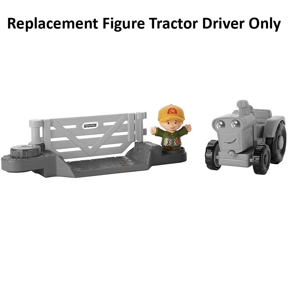 Fisher-Price Replacement Part Little People Helpful Harvester Tractor DWC32 - Replacement Tractor Driver Figure