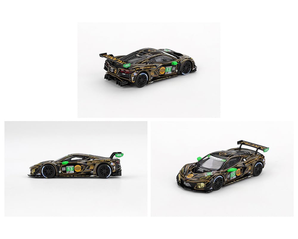 MINI GT Z06 GT3.R #13 Matt Bell - Orey Fidani - Lars Kern - Marvin Kirchhofer AWA GTD Class Winner IMSA 24 Hours of Daytona (2025) Limited Edition