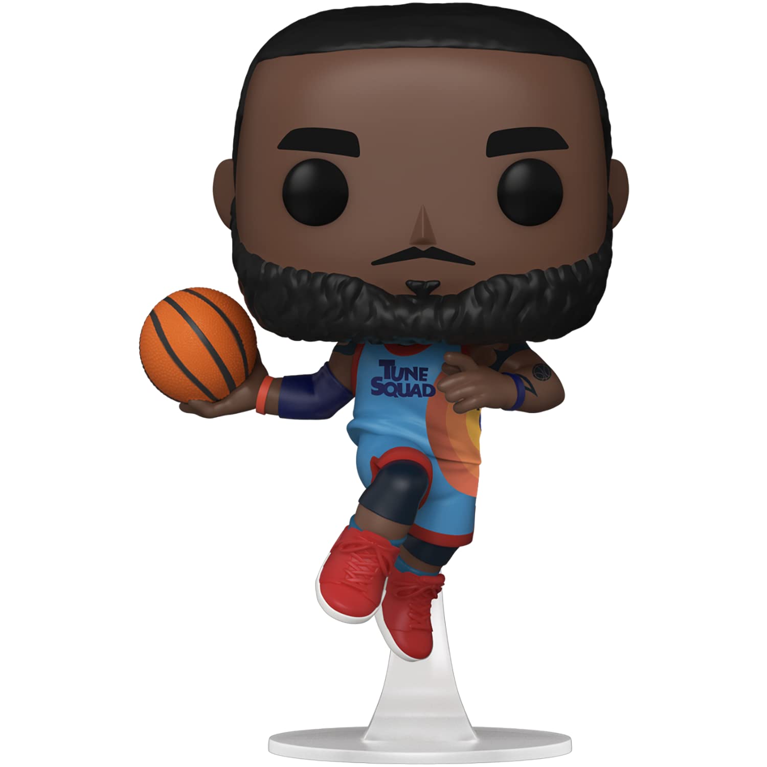 Funko L e B r o n James: P o p ! Movies Vinyl Figurine Bundle with 1 Compatible 'ToysDiva' Graphic Protector (1182-59245 - B)