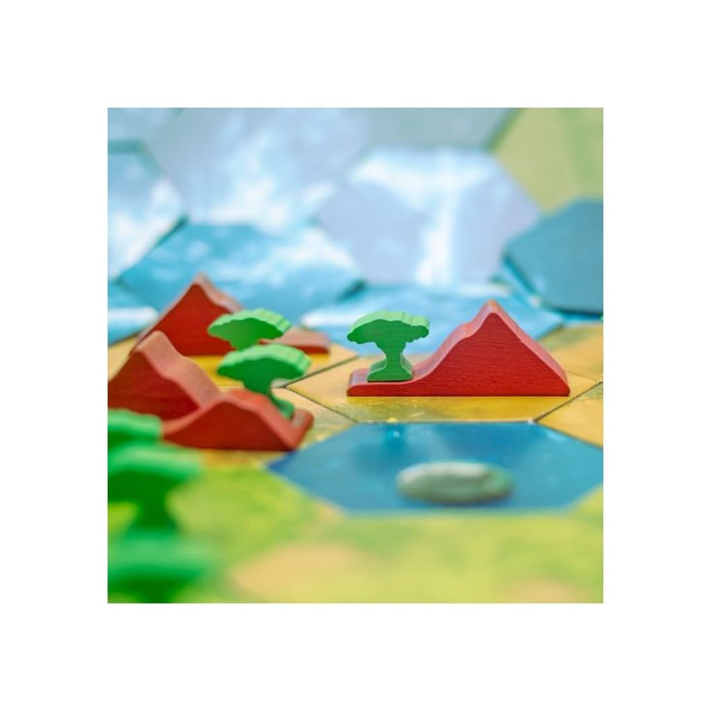 Ecos: The First Continent Board Game, Build Nature and Animals, Unique Mechanics, Challenging Strategy, Ages 14+, 2-6 Players, 45-75 Min, Alderac