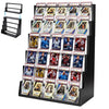 EAMC XHXX 6-Tier Trading Card Display Stand with Top Storage?Wood Detachable Card Display Stand?High Capacity Graded Card Display for Soprts Card