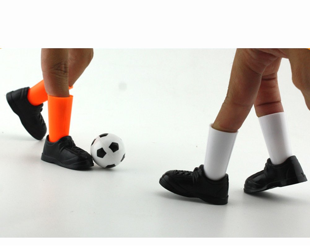 Alasida Finger Football Game Sets with Two Goals Funny Family Party Finger Soccer Game