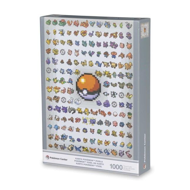 Pokémon Center: Kanto Pokémon Pixels Pokémon Puzzle (1,000 Pieces)