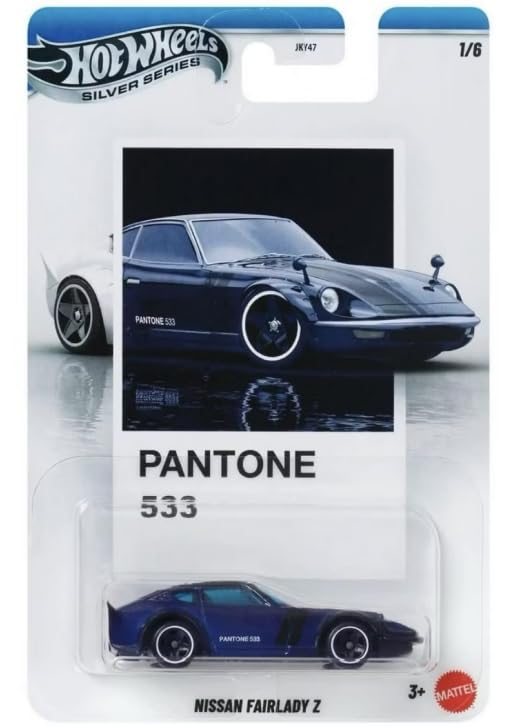 Hot Wheels Silver Series Pantone 533 Nissan Fairlady Z [Blue] 1/6, 1:64 Scale Diecast Toy Vehicle