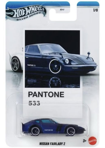 Hot Wheels Silver Series Pantone 533 Nissan Fairlady Z [Blue] 1/6, 1:64 Scale Diecast Toy Vehicle