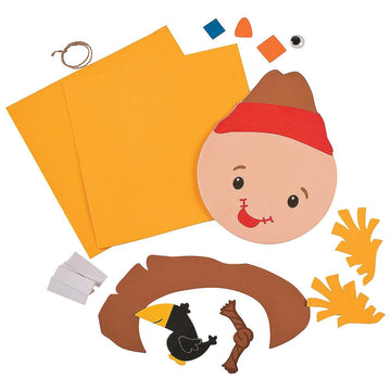 Scarecrow Handprint Craft Kit - Makes 12 - Fall Crafts for Kids and Fun Home Activities