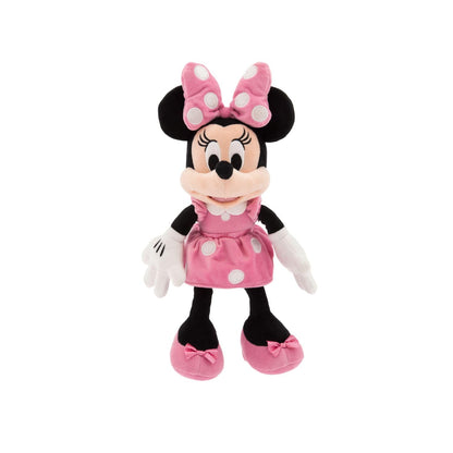 Disney Store Official Minnie Mouse Plush Toy in Pink - 14-Inch Soft Collectible - Timeless Design & Premium Quality - Ideal Gift Lovers - Perfect