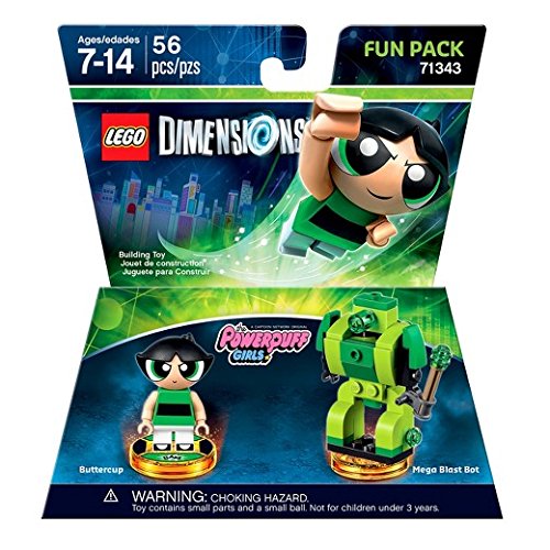 Lego Dimensions Powerpuff Girls Bundle of 2 - Powerpuff Girls Team Pack (71346) & Powerpuff Girls Fun Pack (71343)
