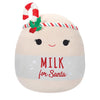 Squishmallows Official KellyToy Christmas 2023 - Choose 5-inch or 8-inch (Arlene Milk for Santa, 8 Inch), (SQXM23)