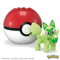 MEGA Pokémon Sprigatito Collectible Pokeball Building Toy for Ages 6 and Up