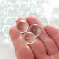Fun Express Clear Glass Marbles - Bulk 1lb, 87 Marbles - Wedding and Home Decor Accessories