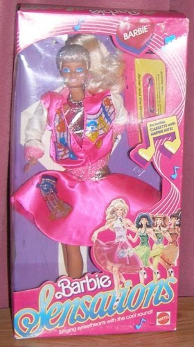 Barbie and The Sensations Barbie Doll w Cassette (1987 Mattel Hawthorne)