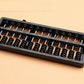Abcsea 1 Piece Abacus 13 Digits, Chinese Vintage, Wooden, for Arithmetic Mathematic Education, black