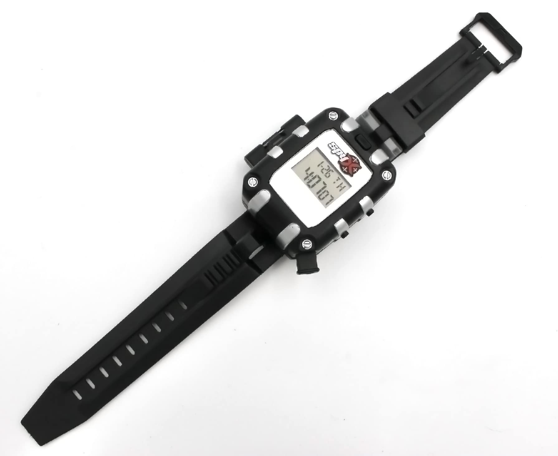 SpyX / 6-in-1 Watch - 6 Function Spy Toy Watch. Includes: Telescope Lenses, LED, Secret Message Capsules, Whistle, Signal Mirror, Hidden Compartment.