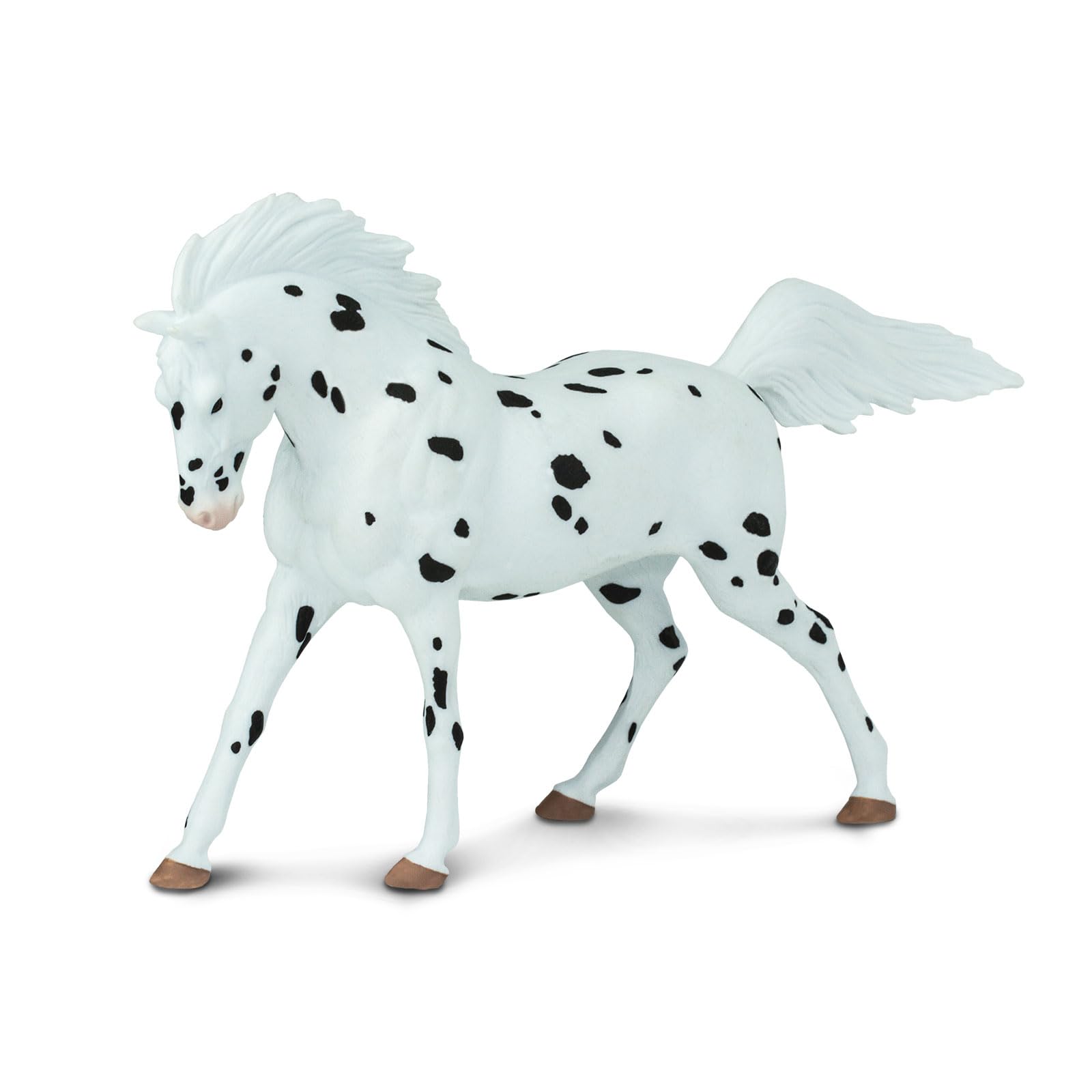 Safari Ltd. European Knabstrupper Horse Figurine - Realistic 7" Figure - Educational Toy for Boys, Girls, and Kids Ages 3+