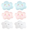 6PCS Cloud Balloons Foil Mylar Cloud Balloons for Birthday Party Decorations Supplies