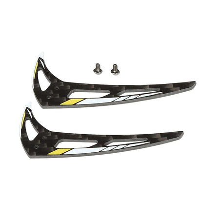 OMPHOBBY M1 EVO Parts Vertical Stabilizer Set Replacement Parts for OMPHOBBY M1 EVO RC Helicopters Rc Heli Accessories OSHM1204Y(Yellow)