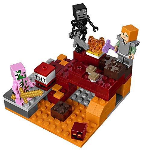 LEGO Minecraft The Nether Fight 21139 Building Kit (84 Piece)