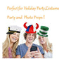 TD.IVES 6 Pack Funny Adult Novelty Party Hats - Assorted Costume Hats, Photo Booth Props Hats for Dress Up Parties, Halloween, Birthdays