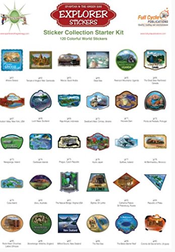 Spartan & the Green Egg Explorers Sticker Set with Tin - Set # 1