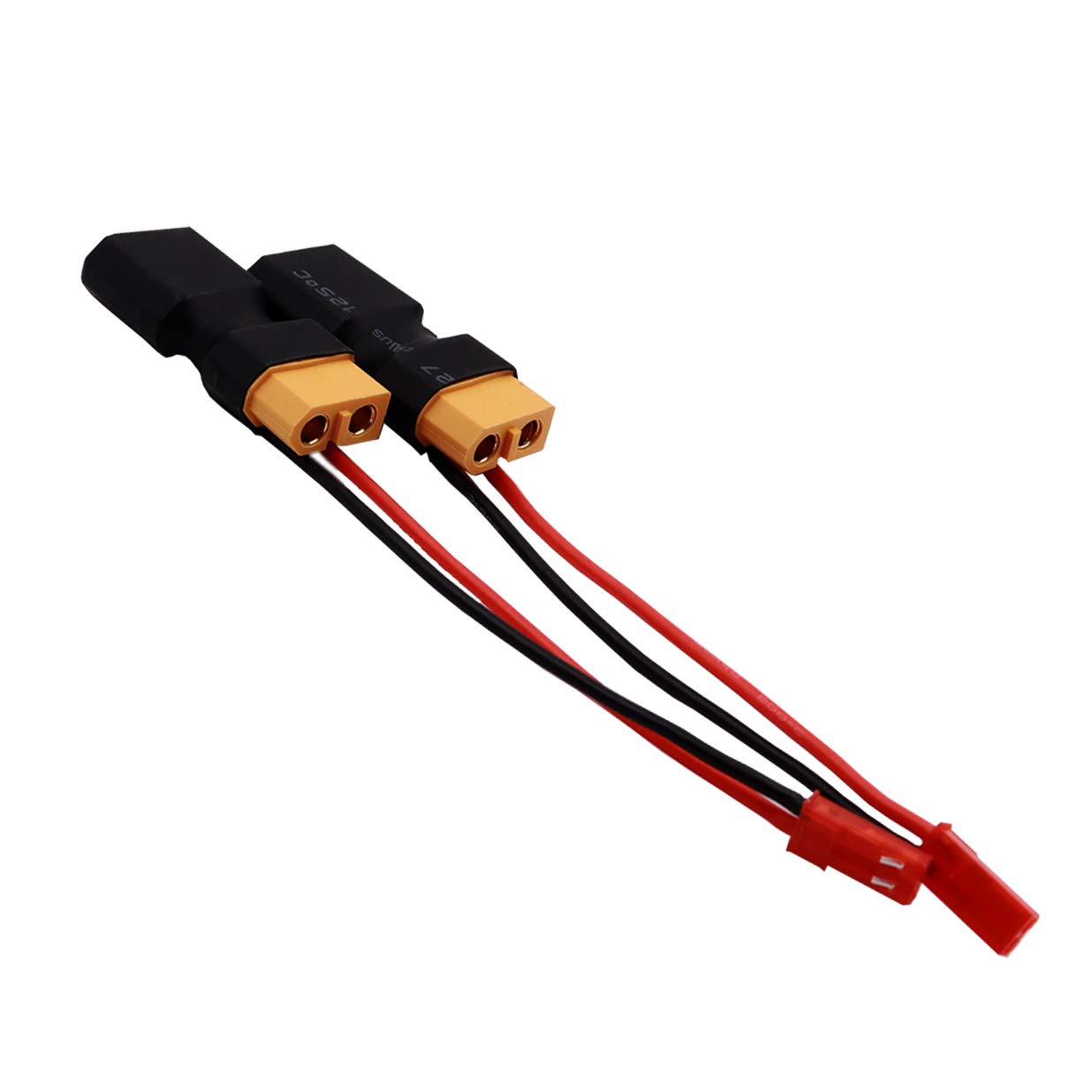 Treehobby 2PCS XT60 Male to Female Connectors with JST Plug Connectors for RC DJI Phantom FPV MultiRotor Aerial Camera Gimbal Power Adapter(22AWG
