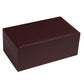 Silverman & Co. Double 9 Large White Domino Set - Brown Case