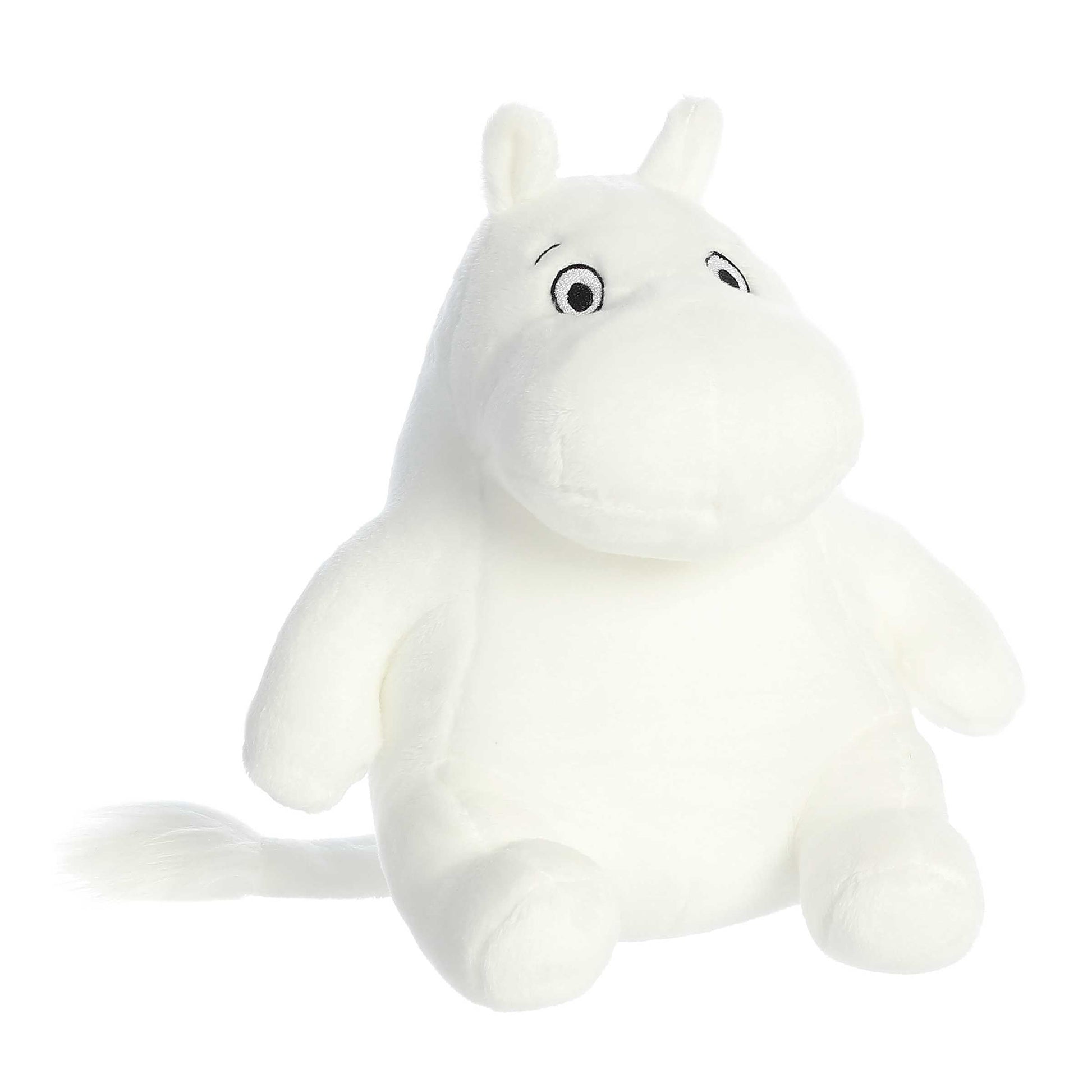 Aurora® Adorable Moomin® Stuffed Animal - Irresistible Companion - Endless Play - White 8 Inches
