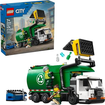 LEGO City Recycling Truck Toy - Building Set for Boys & Girls, Ages 7+ - Trash Truck Toy W/Garbage Loading Function - Birthday Gift Ideas for Kids