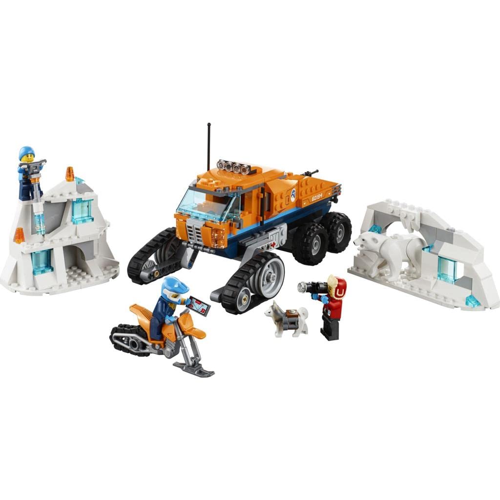 City Arctic Expedition Scout Truck Toy, Explorer Vehicle Building Sets