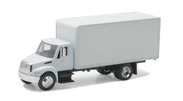 NewRay International 4200 White Box Truck (Diecast Metal Cab, High Impact Plastic Balance, 1/43 Scale, 8.25 x 2.25 x 3.25 inches, Teen+)