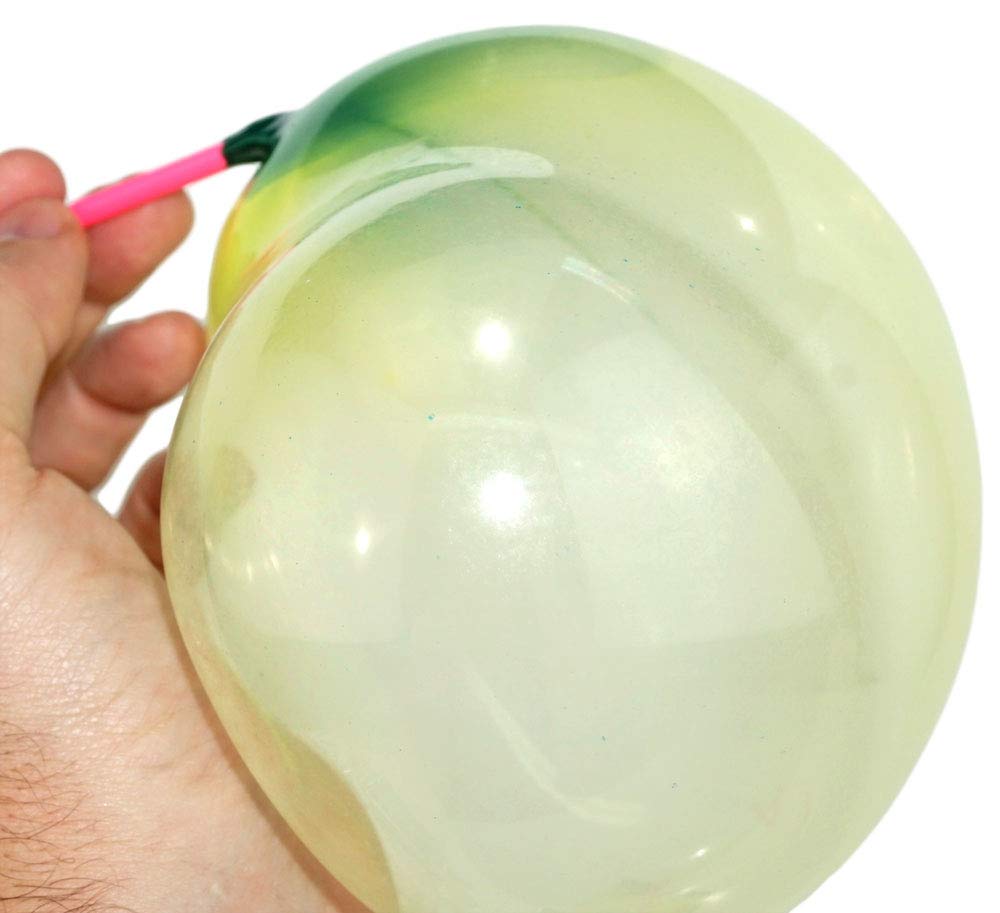 JA-RU Bloonies Magic Plastic Bubbles Balloons Variety Pack (8 Tubes per Pack)| Kids Super Elastic | Blow Up Balloons with Straw | Party Favors