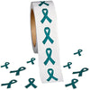 Fun Express - Awareness Ribbon Stickrs Teal 500pc - Stationery - Stickers - Stickers - Roll - 1 Piece