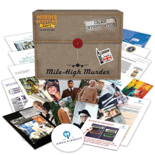Murder Mystery Party Case Files: Mile High Murder for 1 or More Players Ages 14 and Up