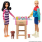 Barbie Mini Playset with Pet, Accessories and Working Foosball Table, Game Night Theme, Gift for 3 to 7 Year Olds
