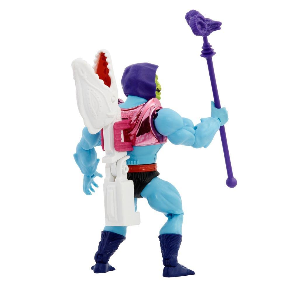 Masters of the Universe Origins Terror Claws Skeletor Action Figure with Accessories, 5.5in Collectible Toy Gift For MOTU Fans