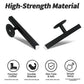 TDHRDHVC 10" Fingerboard Rail - Aluminum Alloy Obstacle with Stabilizing Discs & Non-Slip Base for DIY Skateparks, Cityscapes & Mini Ramp Builders