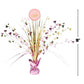 Dazzling Foil Spray Centerpiece, 18" (1 Count) - Elegant Table Decor, Perfect for Baby Shower Celebrations, "It's a Girl", Gold & Pink