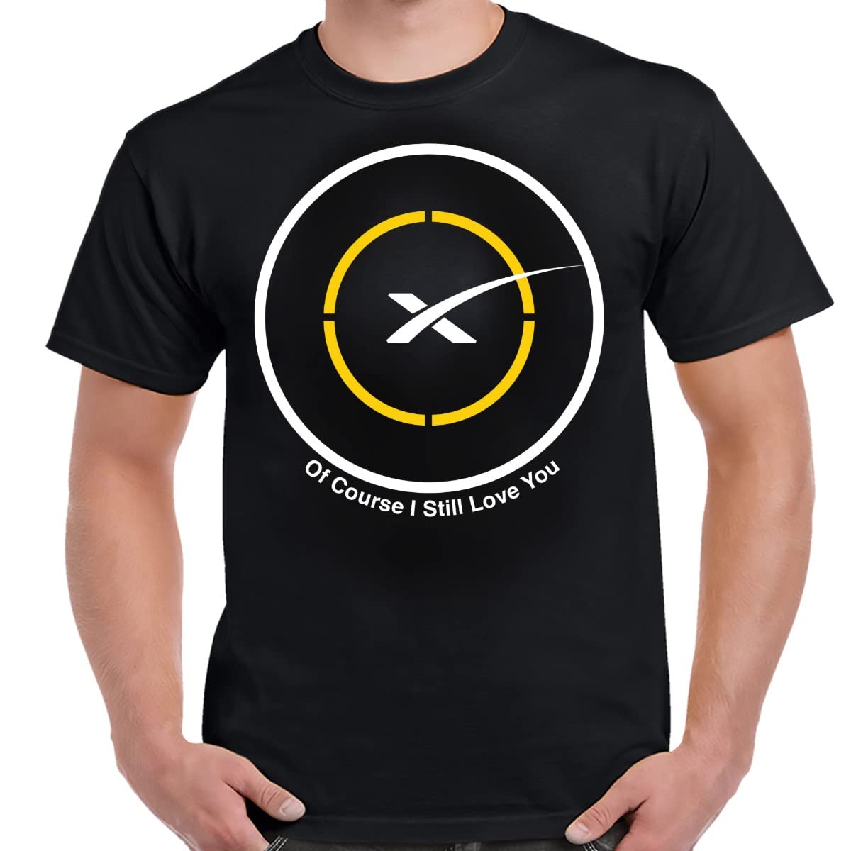 SpaceX Drone Ship of Course I Still Love You Shirt-XXL Black
