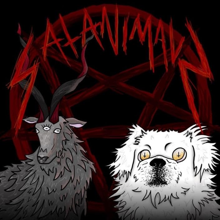 MEGA MINT Games SATANIMALS Card Game - Build the Ultimate Demonic Petting Zoo - 2-4 Players - Ages 14+ - 15 Minutes to Play - Adult Party Game