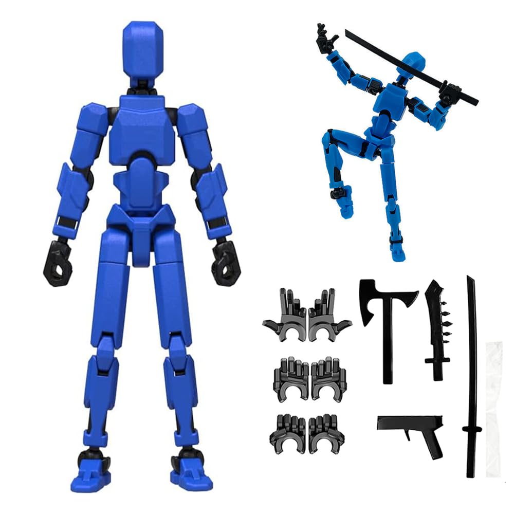 DANONI Titan 13 Action Figure Set, 3D Printed Multi-Jointed Movable Robot Action Figure, Decorations for Action Figures - Assembly Completed(Assembly