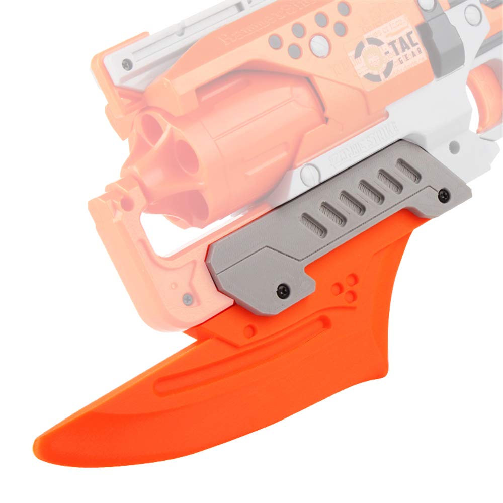 WORKER Mod Blade Style Decoration Kits for HammerShot Modify Toy (Orange)