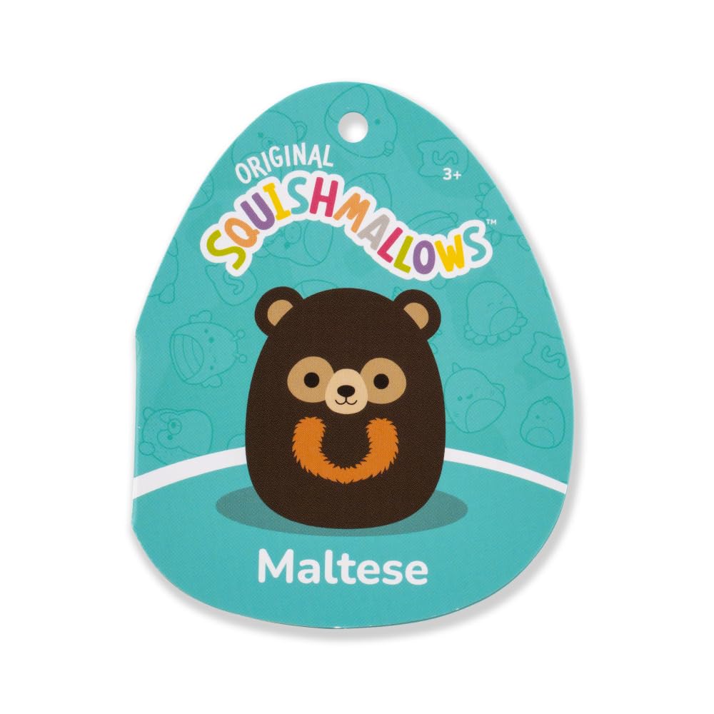 Squishmallows Original 8in Maltese The Sun Bear - Official Jazwares Plush (Little)