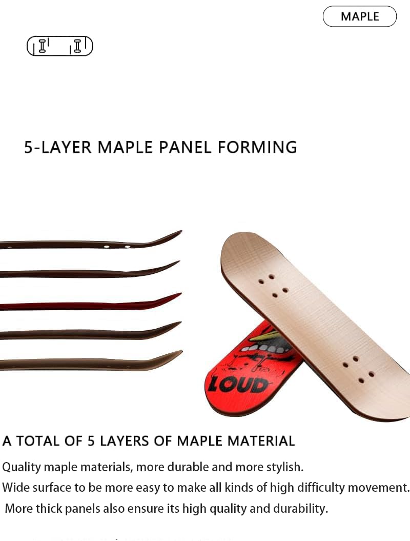 YILUYUANLANOPR Wooden, pro Fingerboard 29mm Mini handboard?Premium Fingerboard Ideal for Dexterity maneuvers (Wrestling)