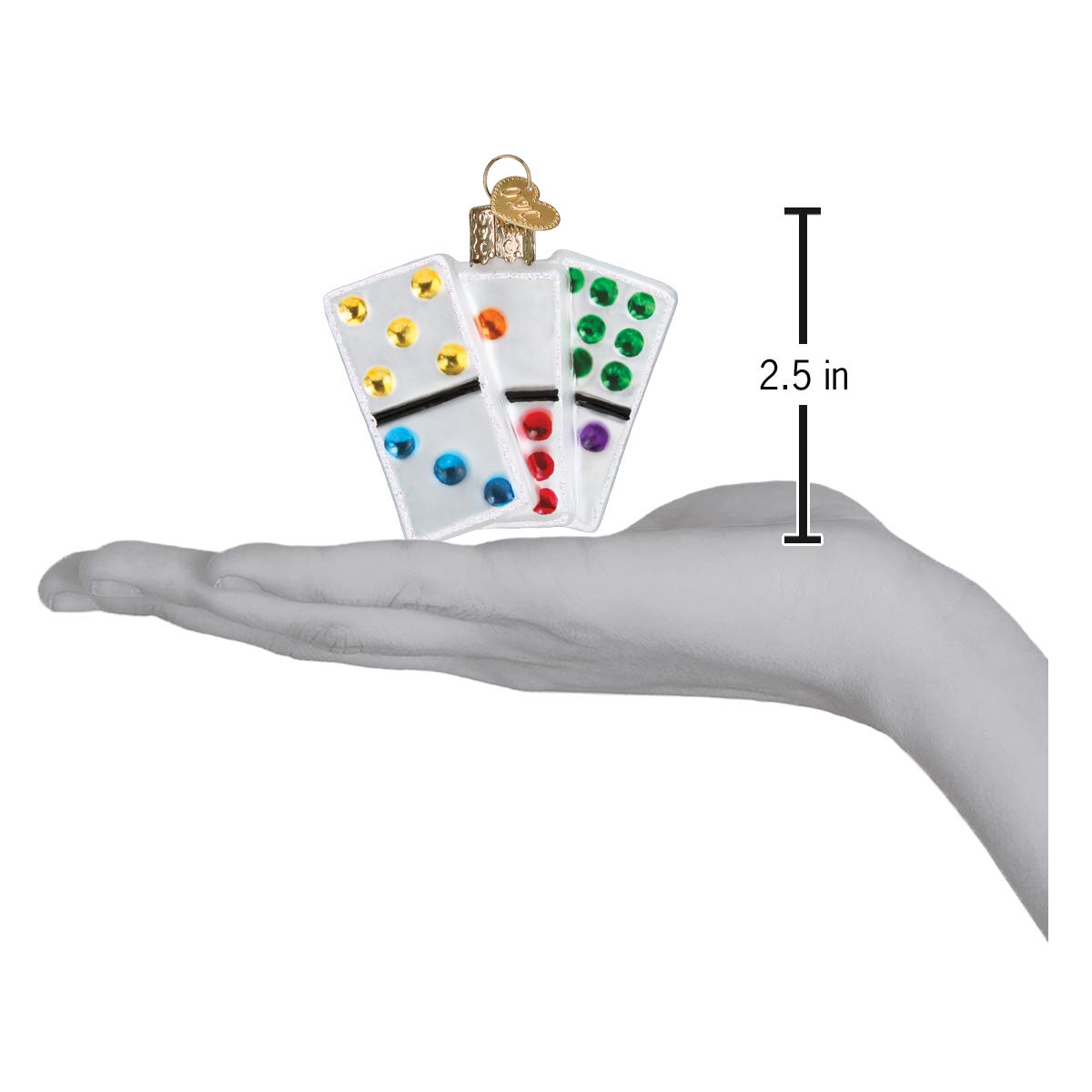 Old World Christmas DOMINOS Ornament, Multi