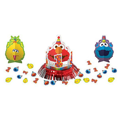 Sesame Street Elmo Turns One Table Decorating Kit, 1 Pack