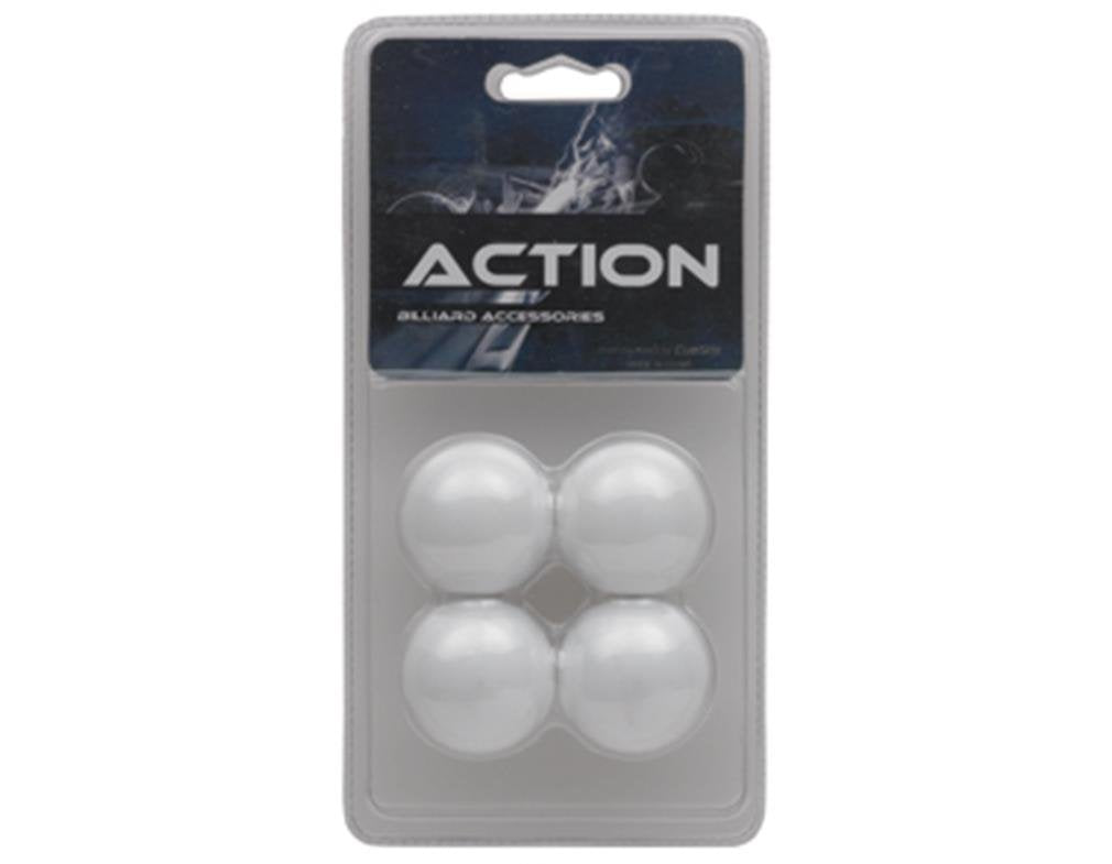 Action Foosball FBSBP Smooth Balls - Blister Pack, White