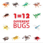 TRADE Big Bug Fossil Dig Kit - STEM Science & Educational Toys -Dig Up 12 Real Bugs Fly Ant Scorpion Lady Beetle Locust Cockroach Bumble Bee Cicada