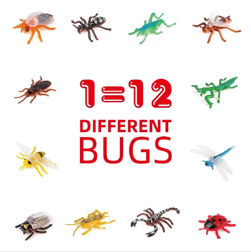 TRADE Big Bug Fossil Dig Kit - STEM Science & Educational Toys -Dig Up 12 Real Bugs Fly Ant Scorpion Lady Beetle Locust Cockroach Bumble Bee Cicada