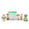 Disney Store Official Toy Story Bath Toys Set - Includes 5 Detailed Toys with a Straining Storage Bucket - Bath Time Fun & Water Play Set for Kids